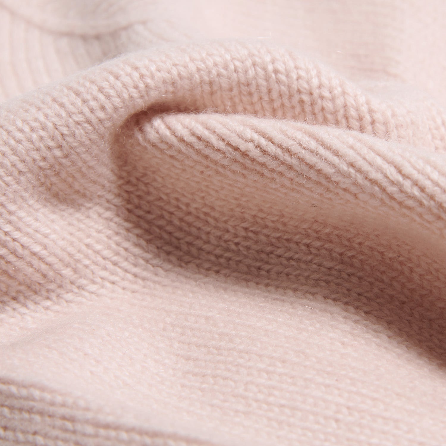 100% Cashmere Beanie Muts Dusty Pink